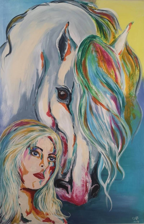 Die Wilden / Abschied, 80x120 cm