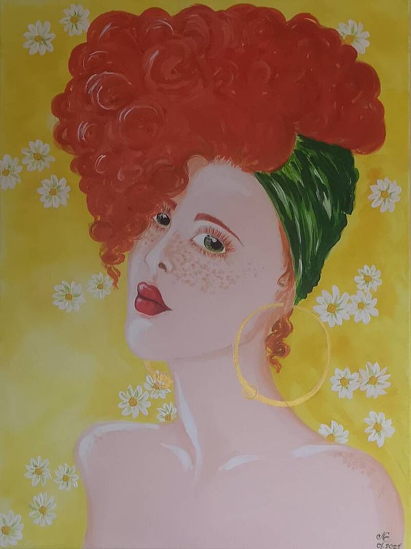 Margeriten, 60x80 cm