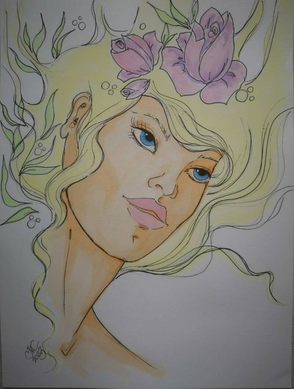 Dreams. 30x40 cm, Acrylic on Paper