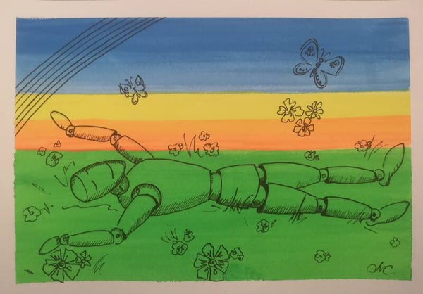 Series Males, Happy, 30x40 cm