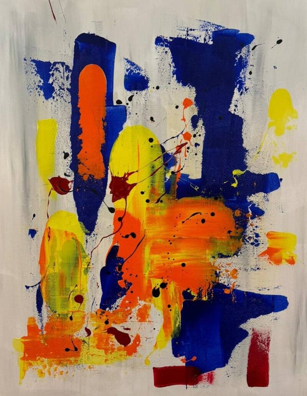 abstrakt 12, 80x100 cm