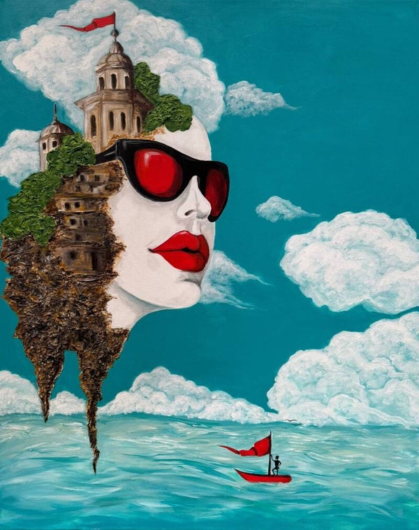 Aufbruch in die Zukunft, 80x100 cm