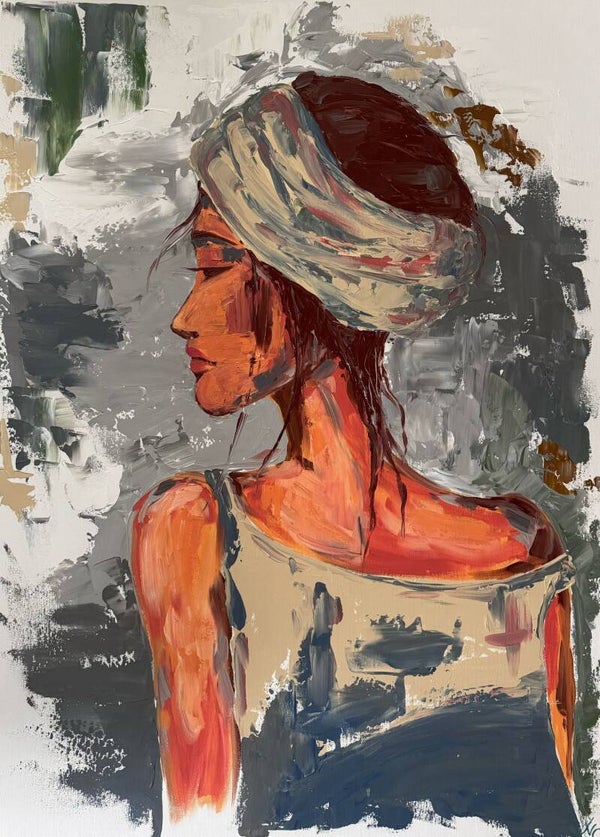 Die Bewahrerin, 80x110 cm