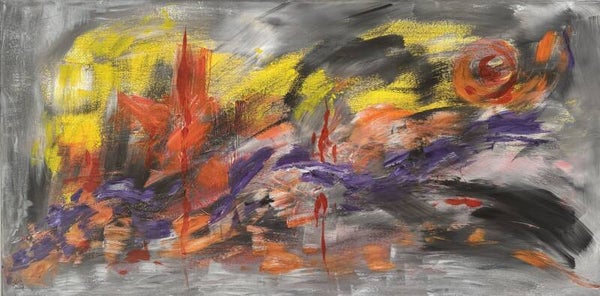 abstrakt 6, 50x100 cm