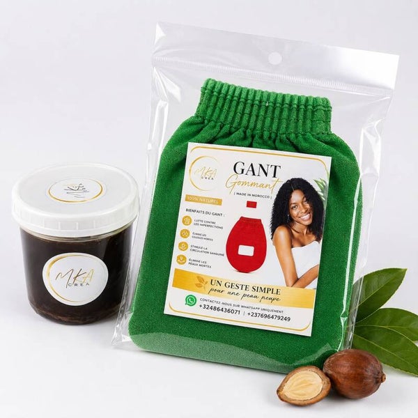Le duo parfait ( Savon noir + Gant )