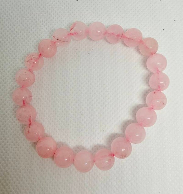 Bracelet - Rose Quartz 8 mm