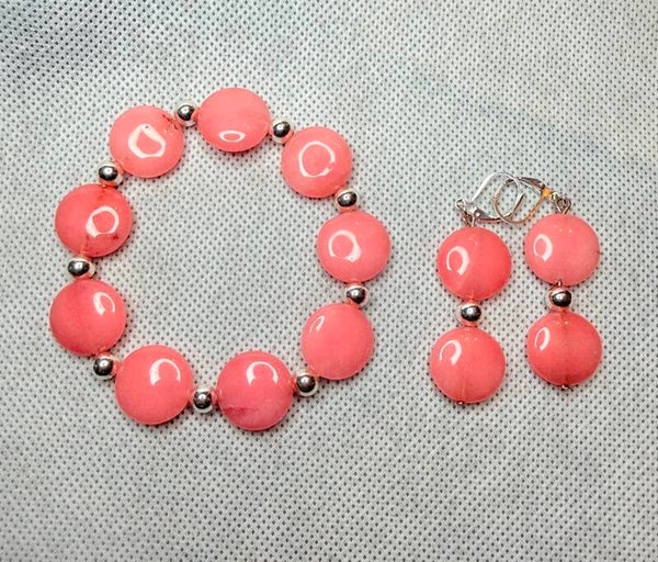 Gift Set - Pink Chalcedony Rounds