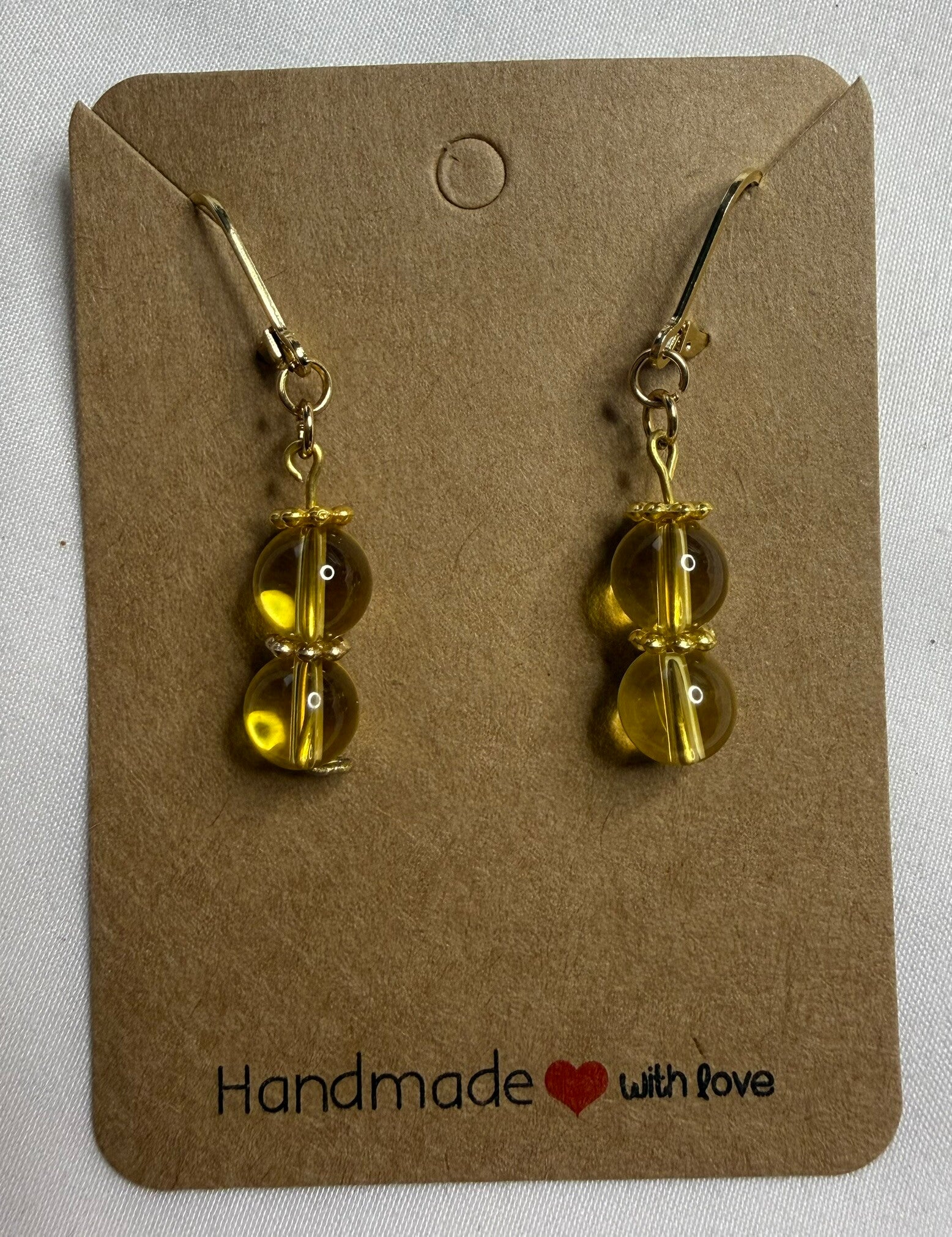 Earrings - Citrine