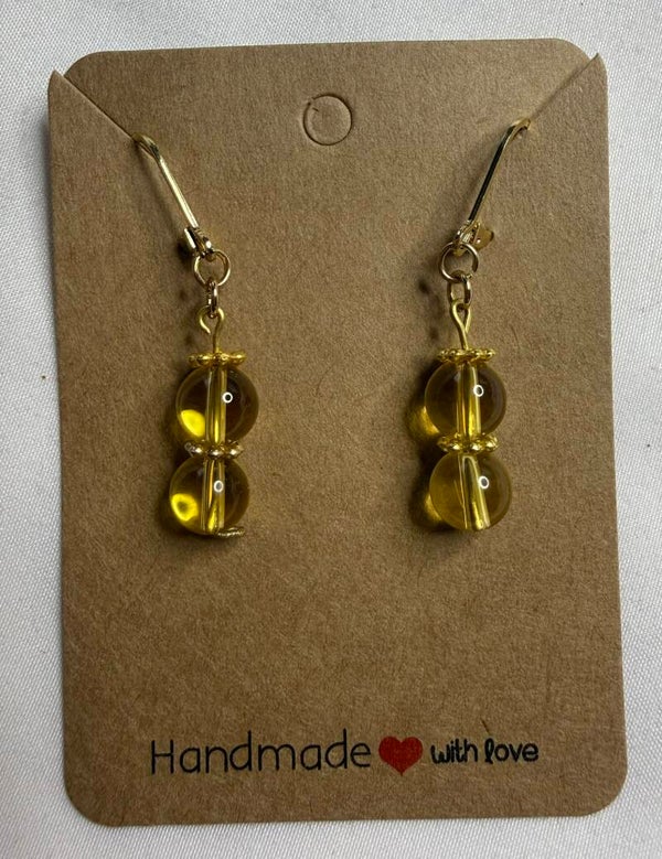 Earrings - Citrine