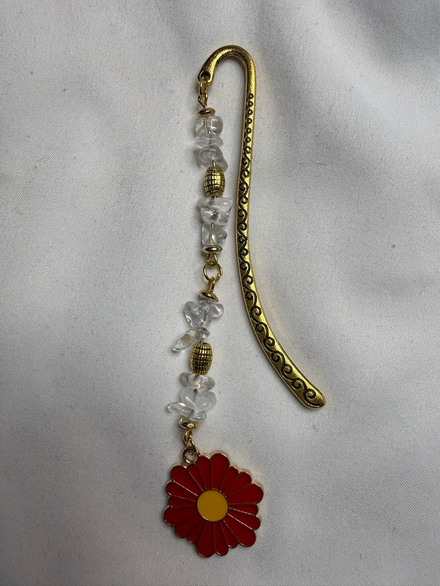 Bookmark - Clear Quartz Chips