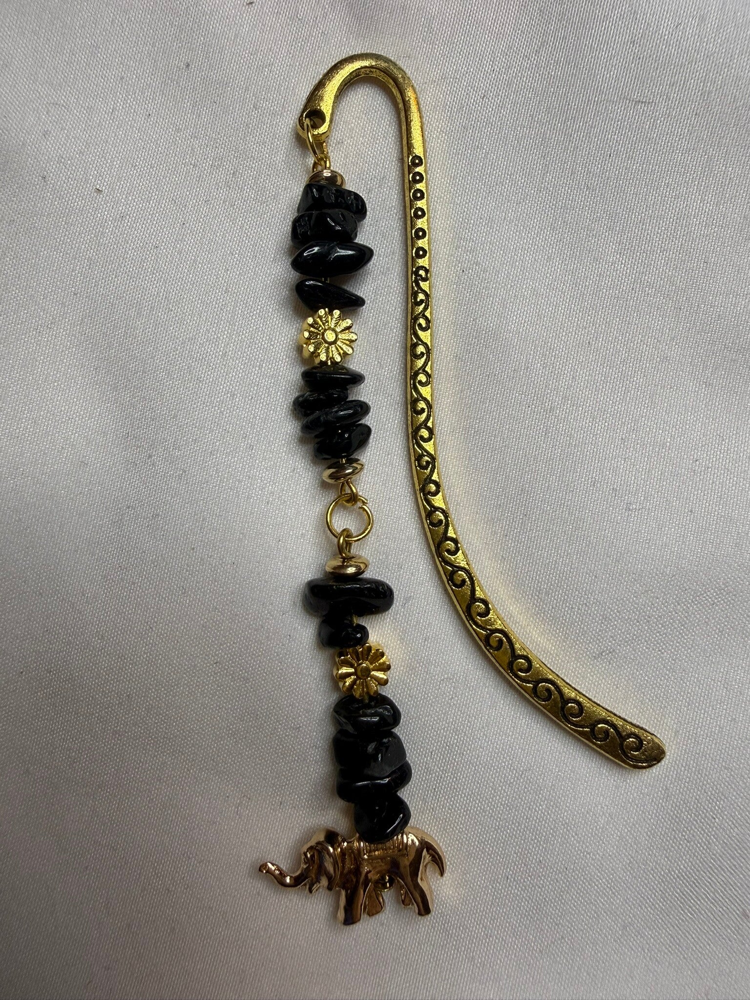 Bookmark - Black Tourmaline Chips