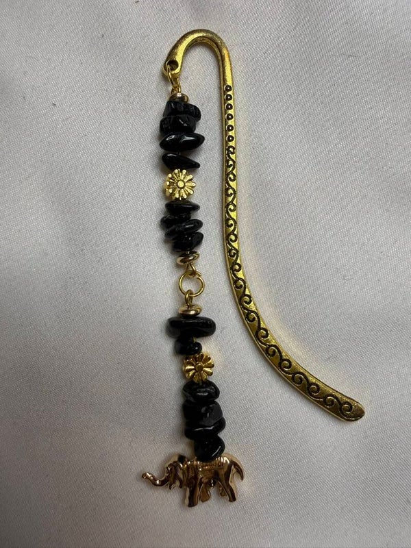 Bookmark - Black Tourmaline Chips
