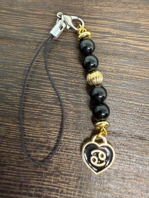 Charm - Cancer Black Onyx