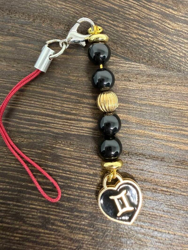 Charm - Gemini Black Onyx