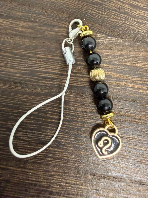Charm - Scorpio Black Onyx