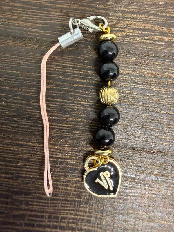 Charm - Capricorn Black Onyx