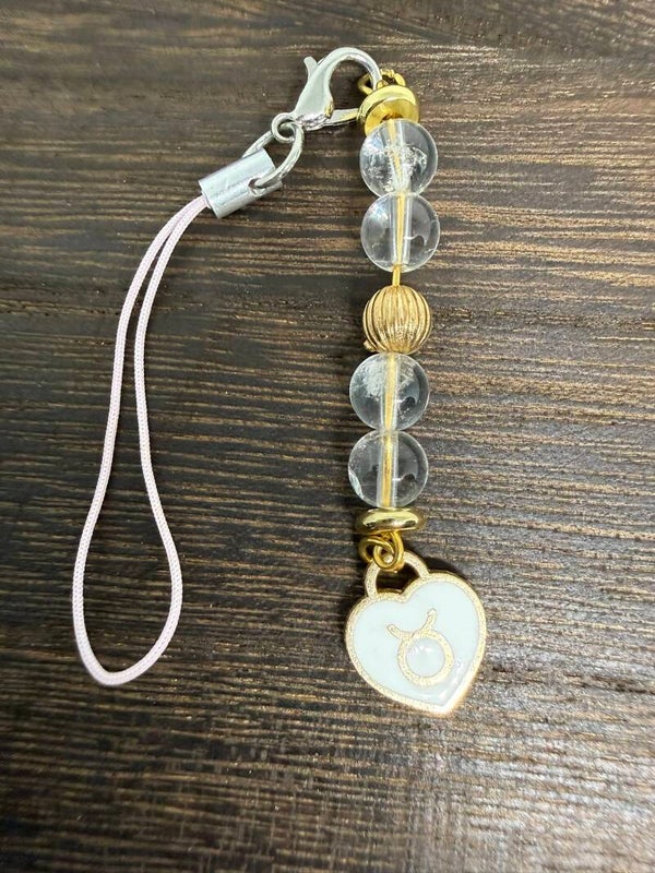 Charm - Taurus Clear Quartz