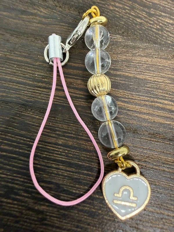 Charm - Libra Clear Quartz