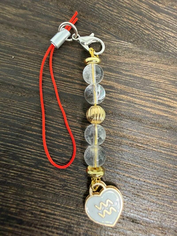 Charm - Aquarius Clear Quartz