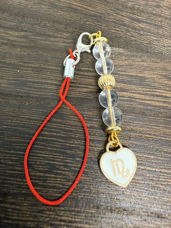 Charm - Scorpio Clear Quartz