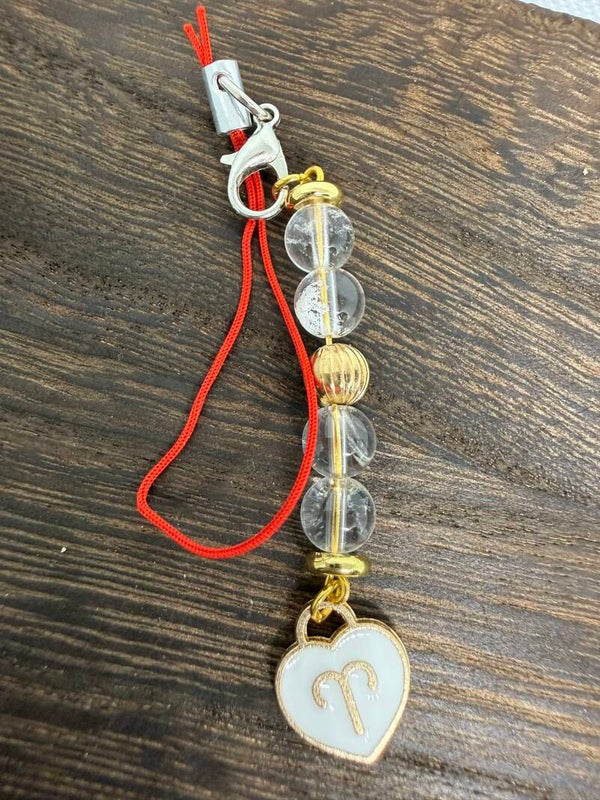 Charm - Aries Clear Quartz