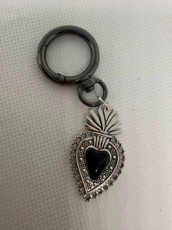 Keychain - Tattoo, Heart with Fan