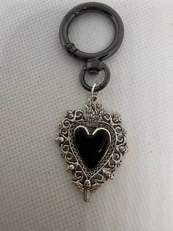 Keychain - Tattoo-Style with Filigree Border