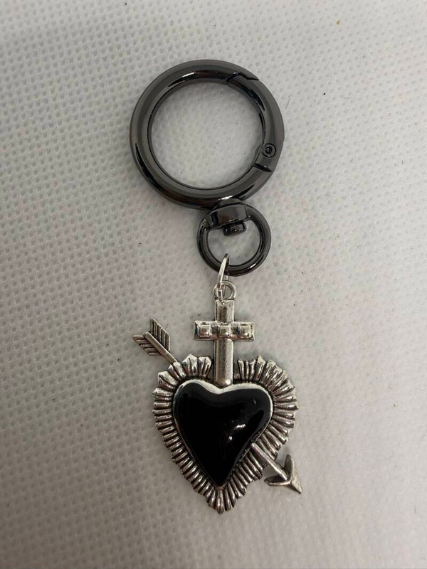 Keychain - Tattoo-Style, Heart with Arrow