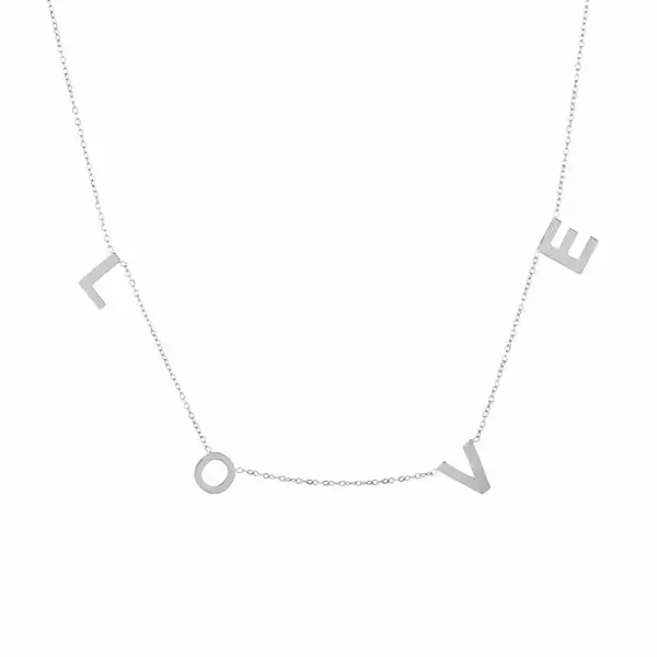 LOVE necklace - silver