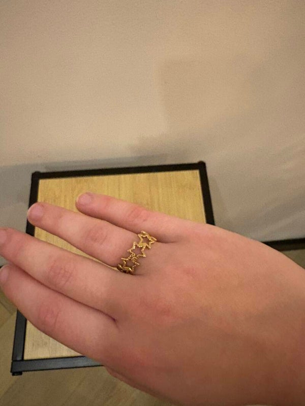 Star ring - gold