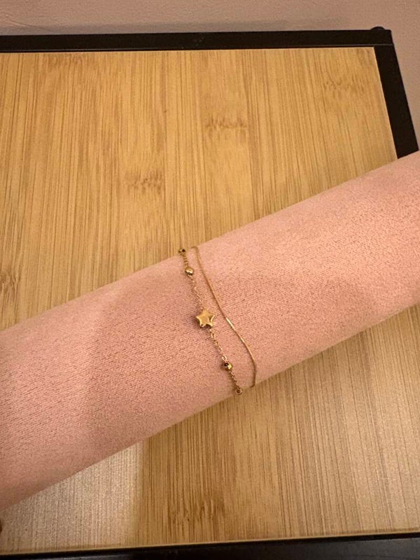 Mini star bracelet - gold