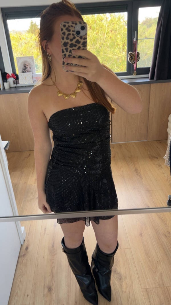 Glamour season dress - black