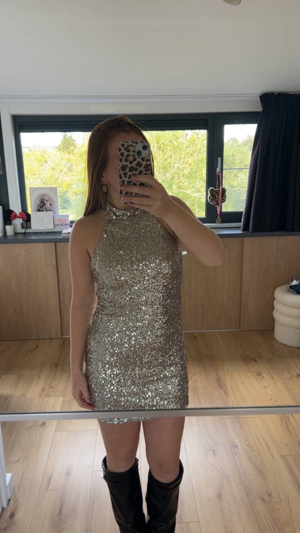 Glamour season dress - silver