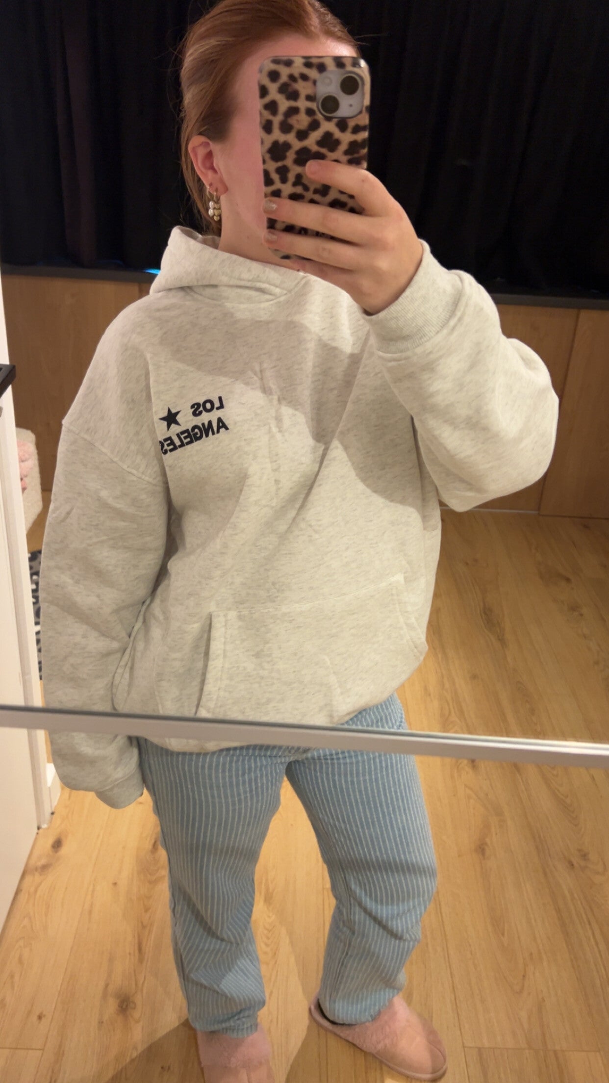 LA hoodie - grey