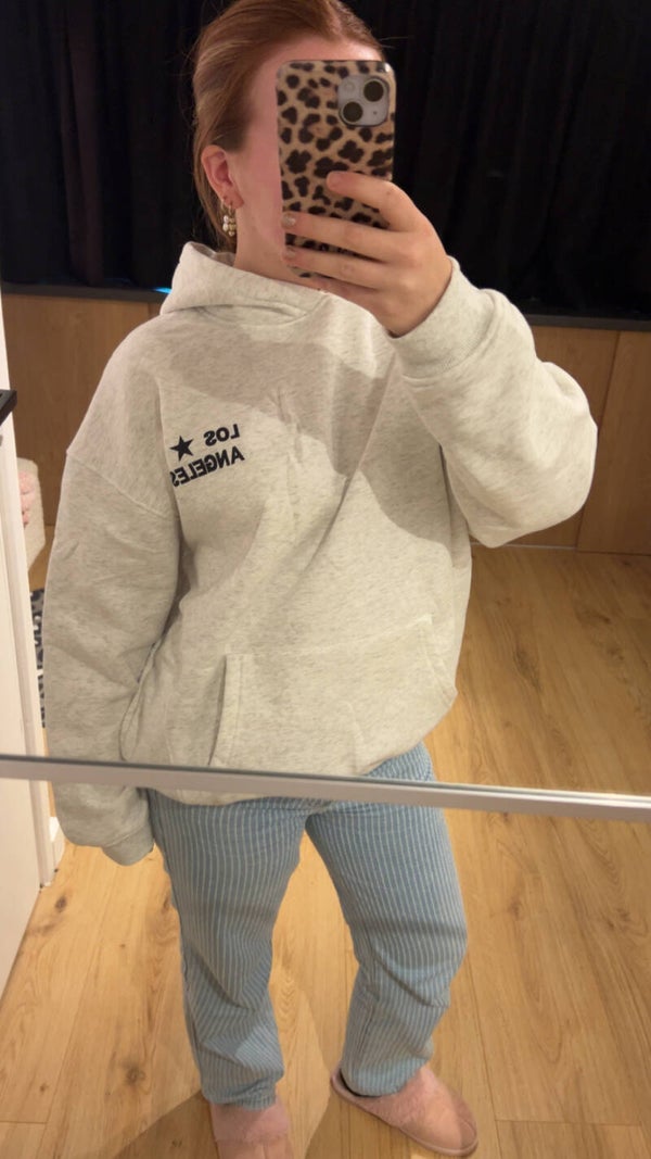 LA hoodie - grey