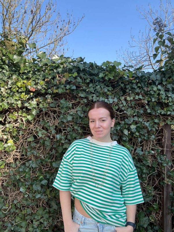 Stripes shirt - green/white