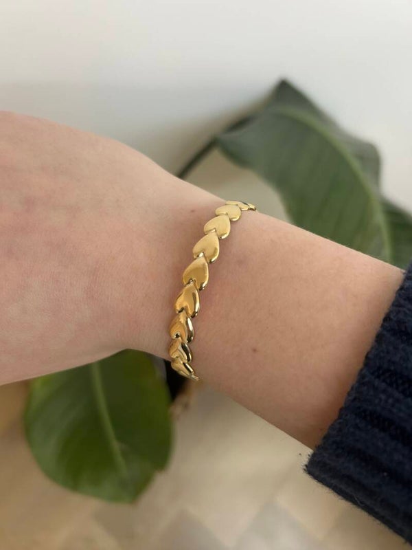 Infinity bangle - gold