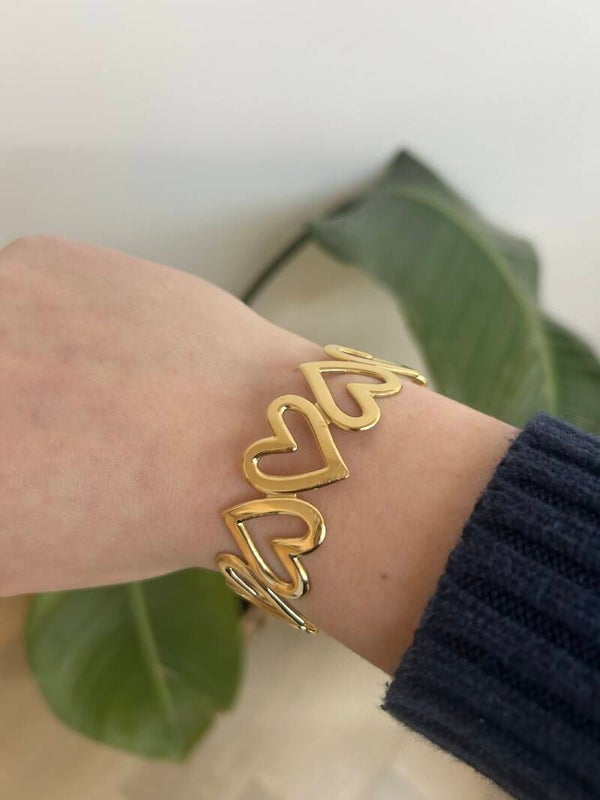 Love bangle - gold
