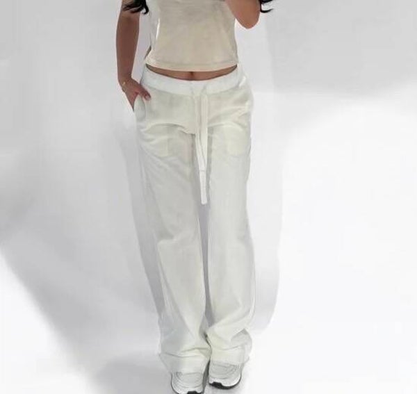 Linen trousers - white