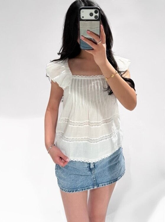 Anna top - white