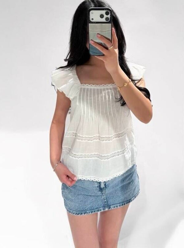 Anna top - white