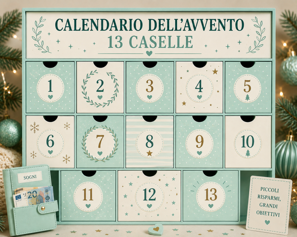Calendario dell'avvento 13 caselle