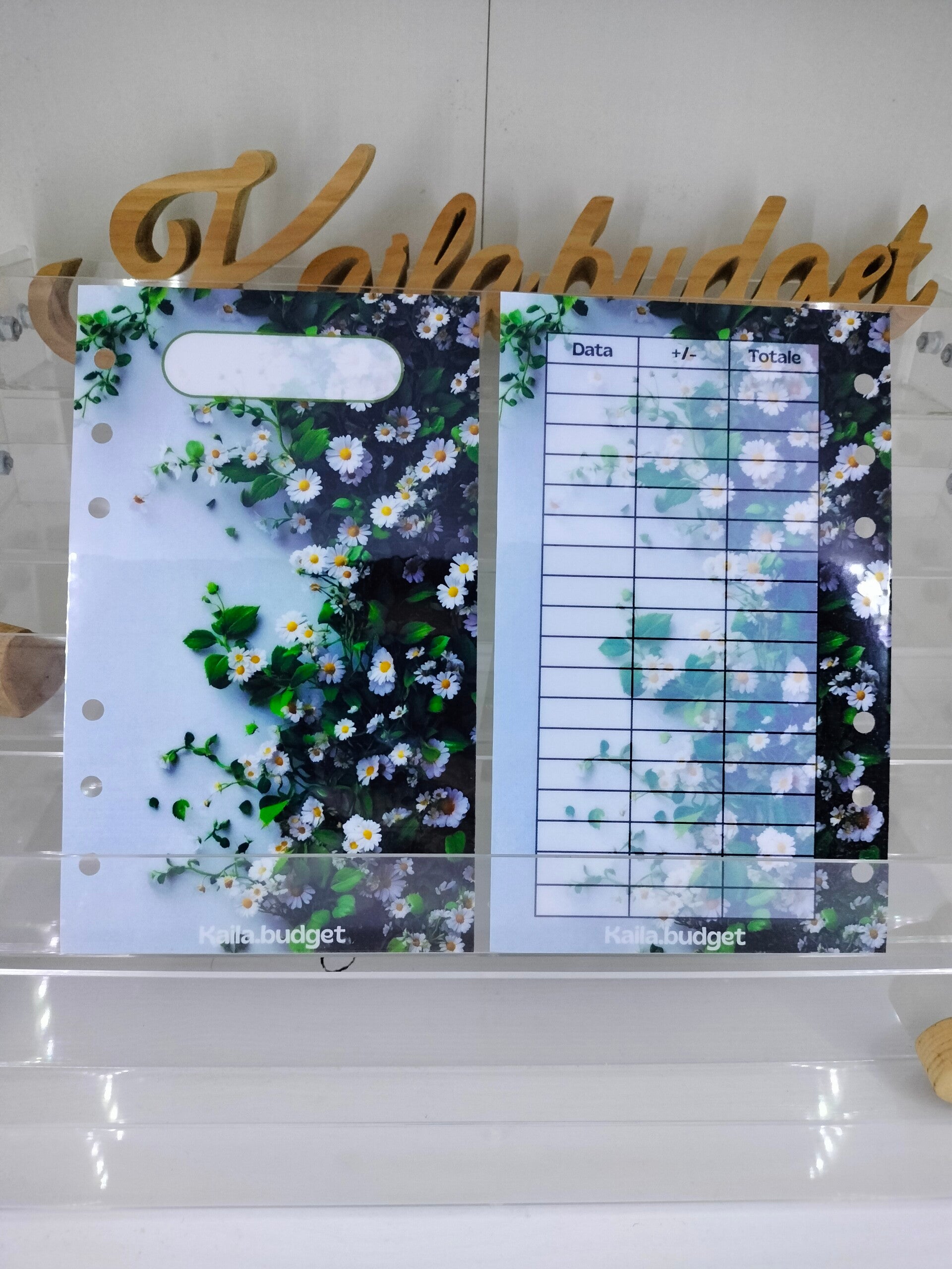 Budget sheet Margherite