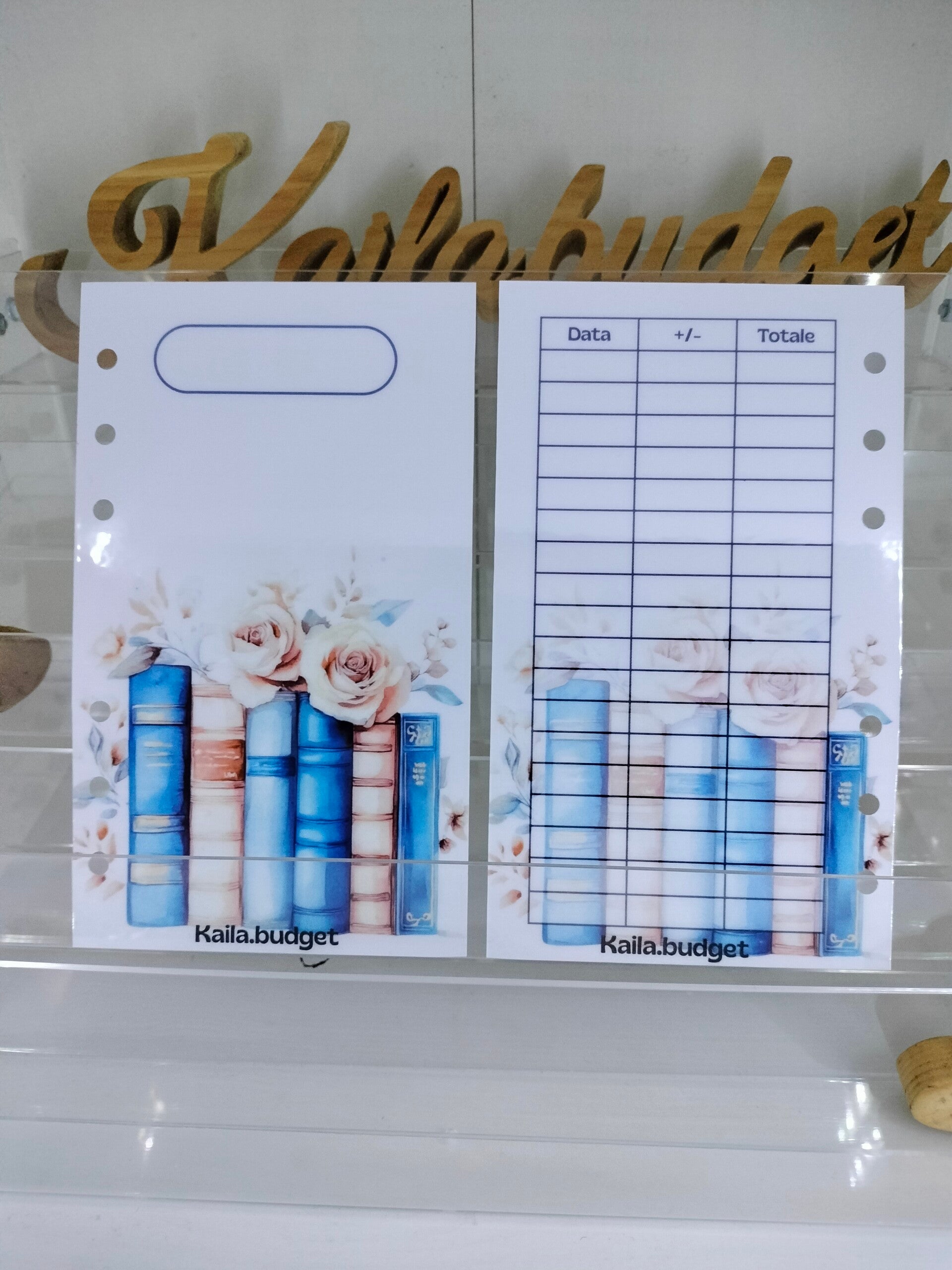 Budget sheet Libri