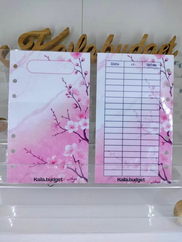 Budget sheet Rosa di ciliegio
