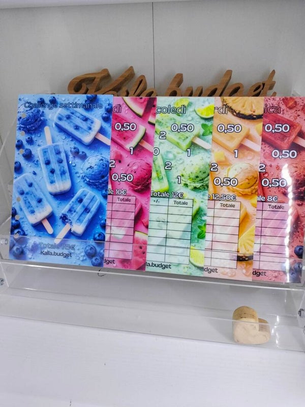 Settimanale Ghiaccioli alla frutta
