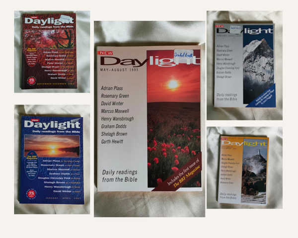Vintage New Daylight Bible Daily Readings (1994–1997) | BRF Devotional Bundle Set of 5