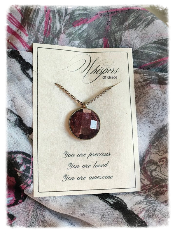 Precious, Loved, Awesome — Necklace & Scarf Gift Set