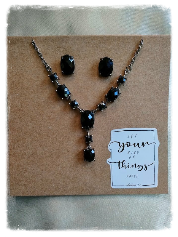 Set Your Mind on Things Above — Necklace & Earring Set