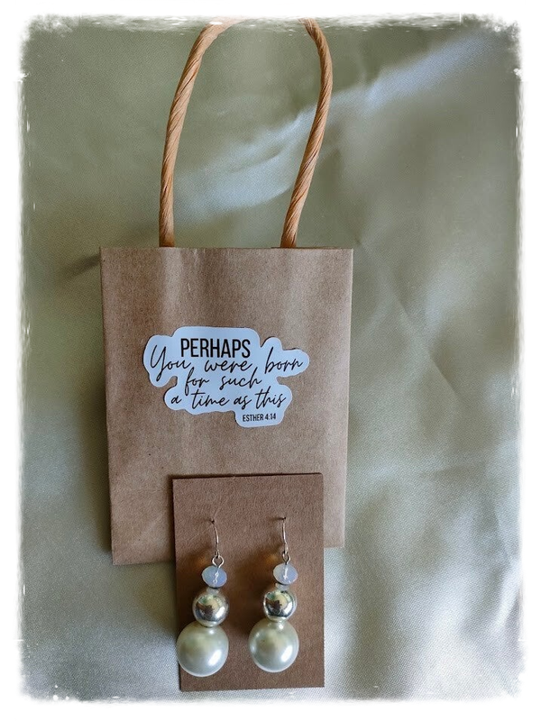 For Such a Time as This — Pearl Drop Earrings
